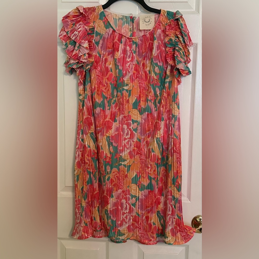 Nwot Fantastic Fawn Multicolor Dress